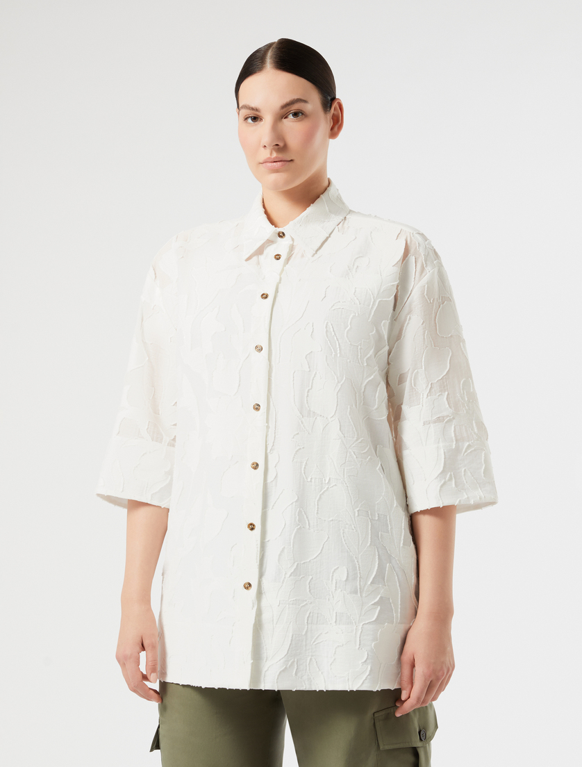 Fil coupé tunic - WHITE - Marina Rinaldi - 3