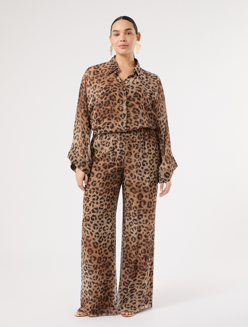 Silk georgette tunic - Marina Rinaldi