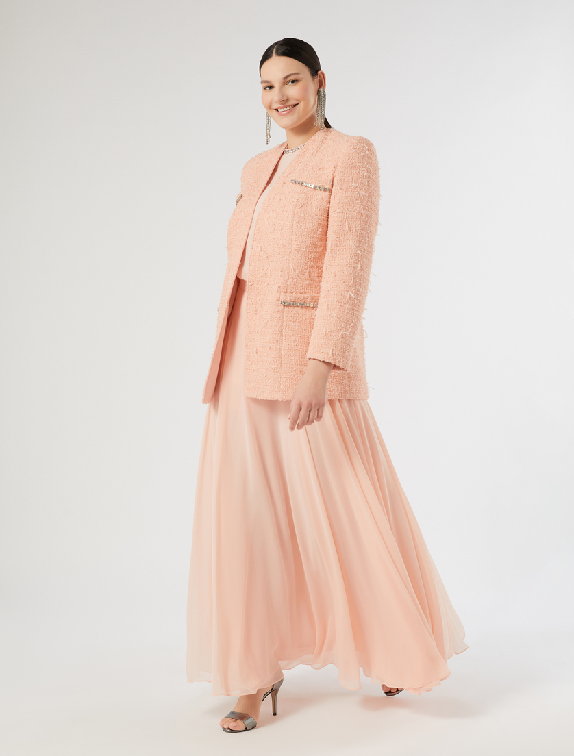 Embroidered georgette blouse - Marina Rinaldi