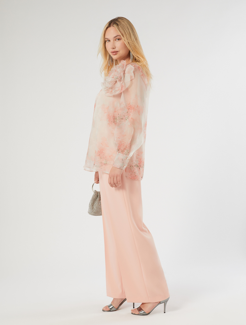 Silk organza blouse - Marina Rinaldi