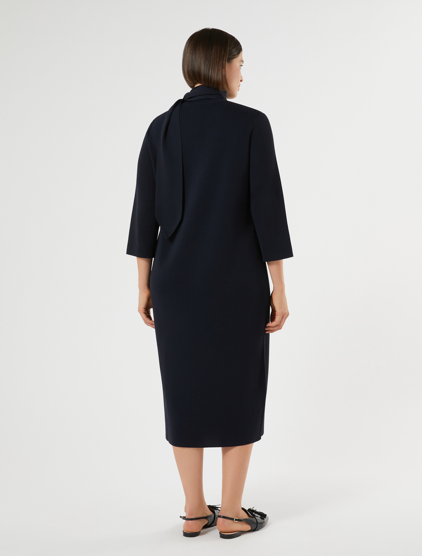 Robe en viscose - BLEU NUIT - Marina Rinaldi - 4