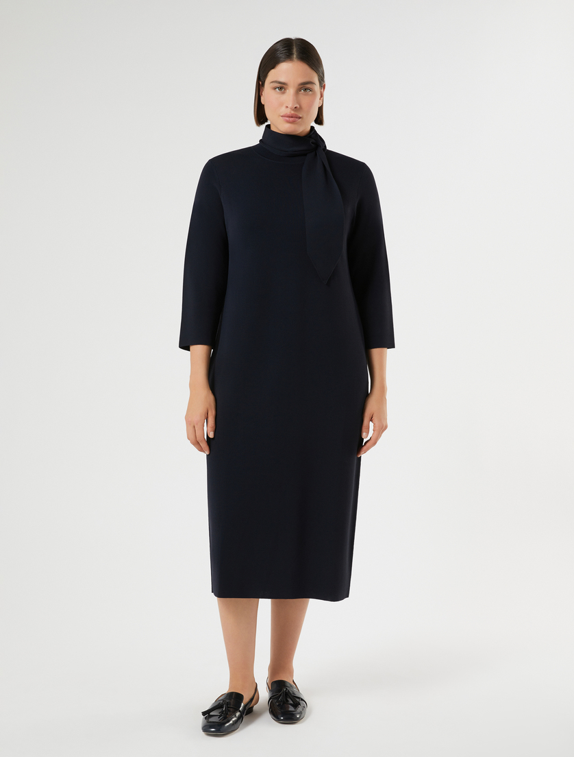Robe en viscose - BLEU NUIT - Marina Rinaldi - 3