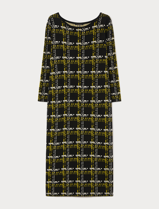 Jacquard-knit dress - Marina Rinaldi
