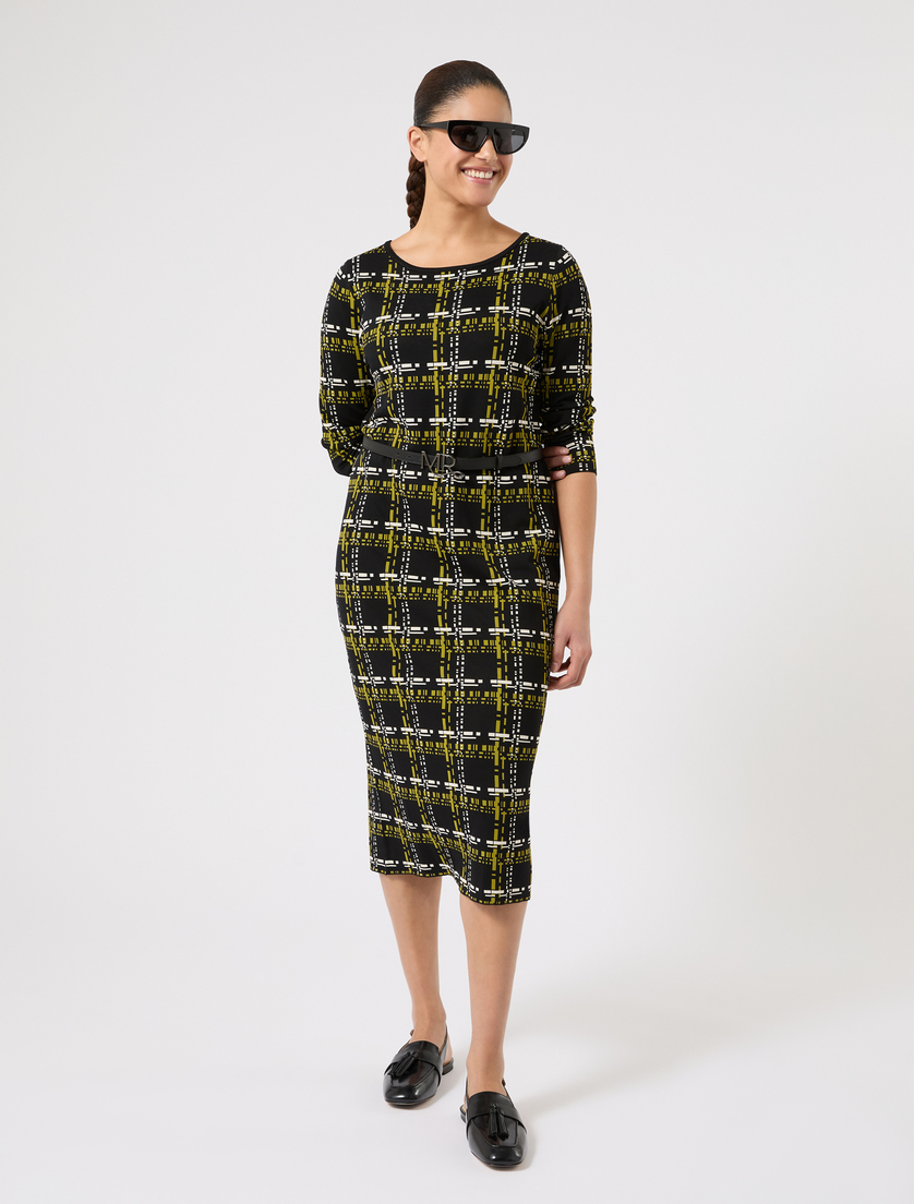 Jacquard-knit dress - Marina Rinaldi
