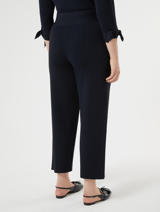 Viscose knit trousers - MIDNIGHTBLUE - Marina Rinaldi - 4