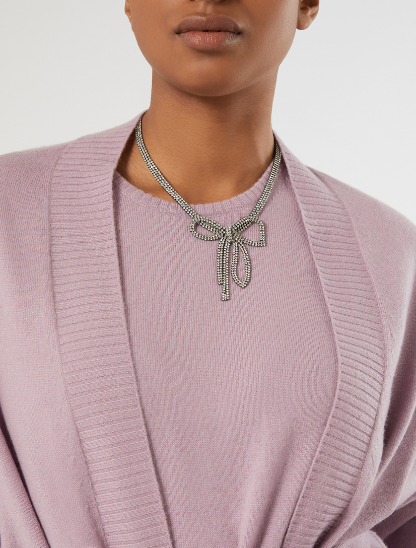 Cashmere cardigan - LILAC - Marina Rinaldi - 5