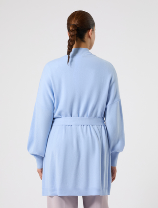 Cashmere cardigan - LIGHT BLUE - Marina Rinaldi - 4
