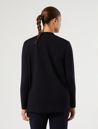Cardigan en laine - BLEU NUIT - Marina Rinaldi - 4