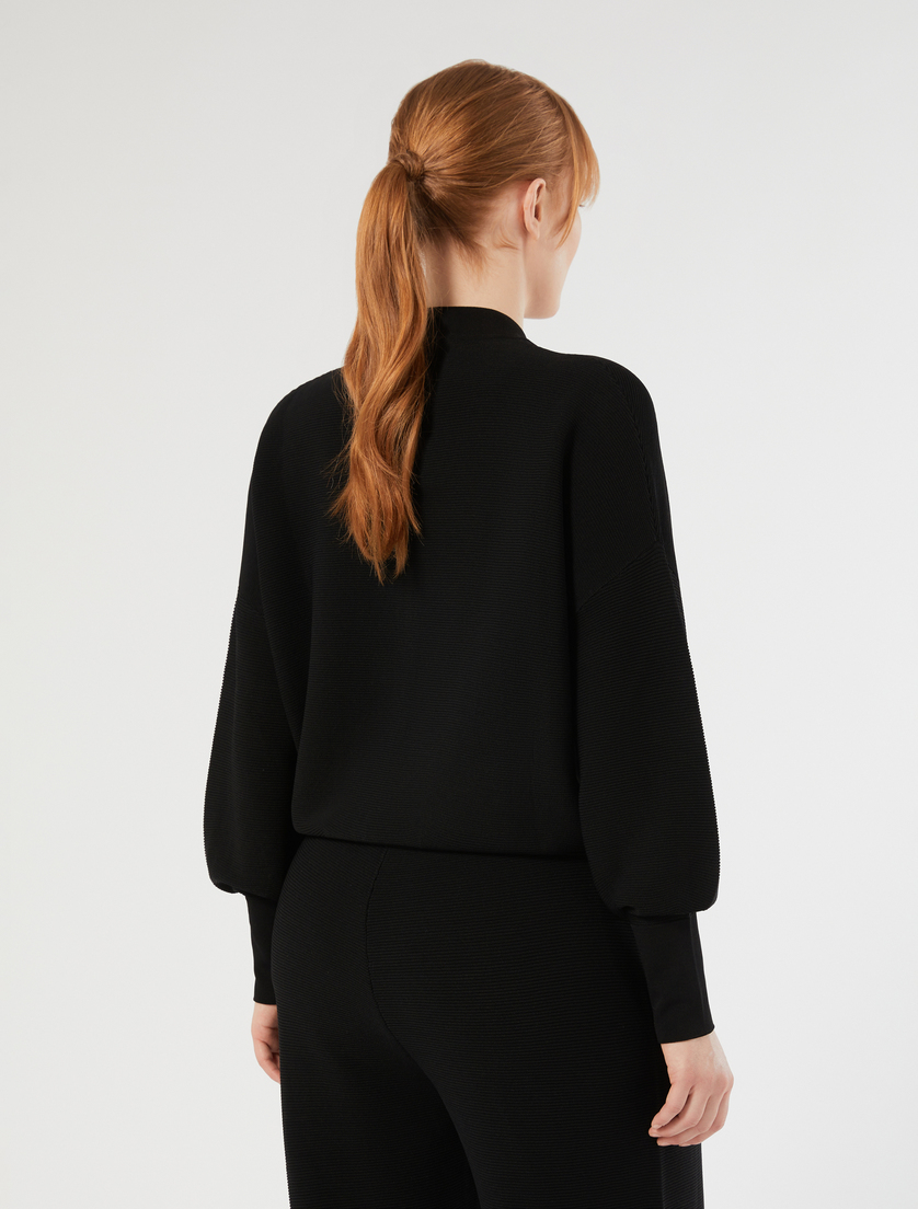 Viscose cardigan - BLACK - Marina Rinaldi - 4