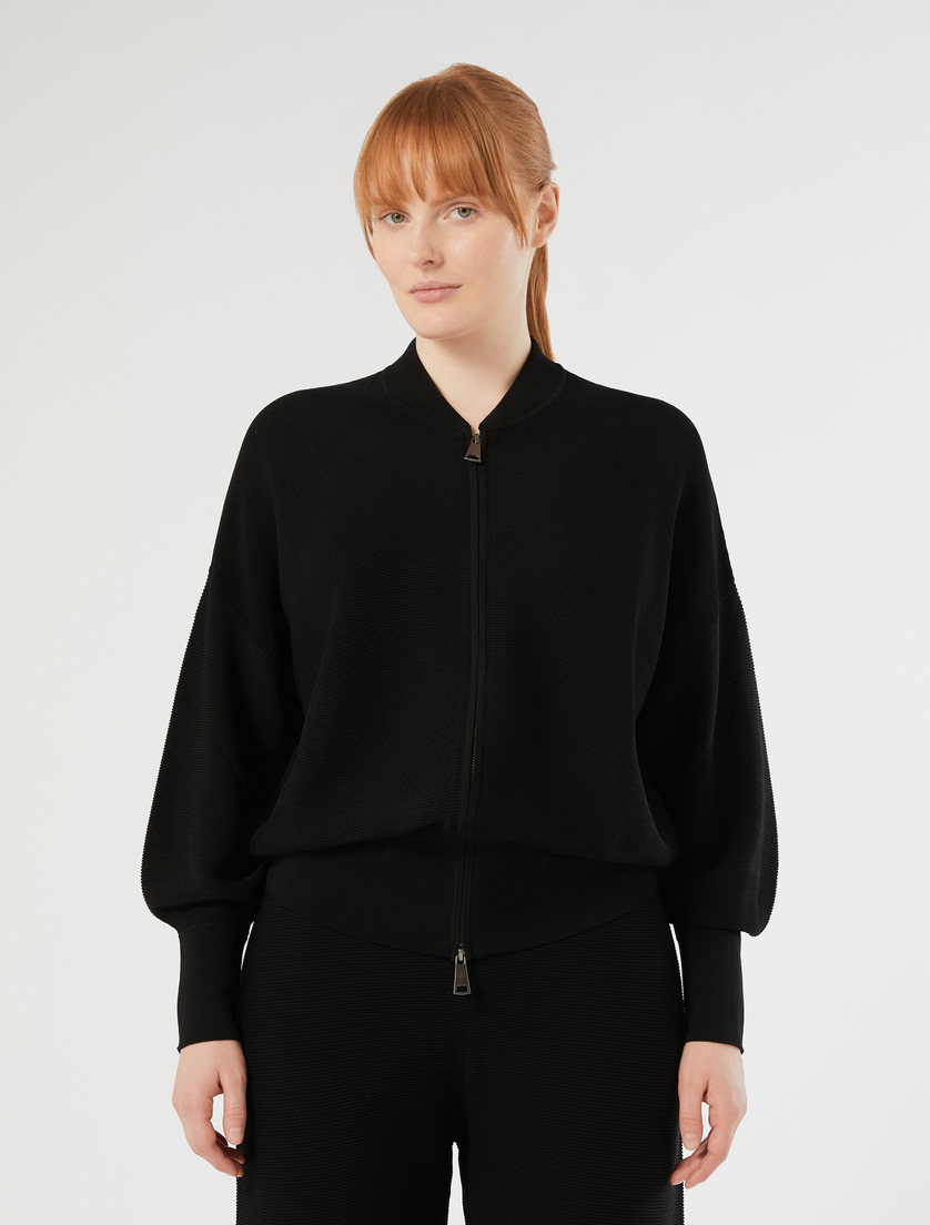 Viscose cardigan - BLACK - Marina Rinaldi - 3