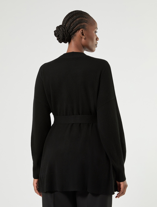 Cashmere cardigan - BLACK - Marina Rinaldi - 4