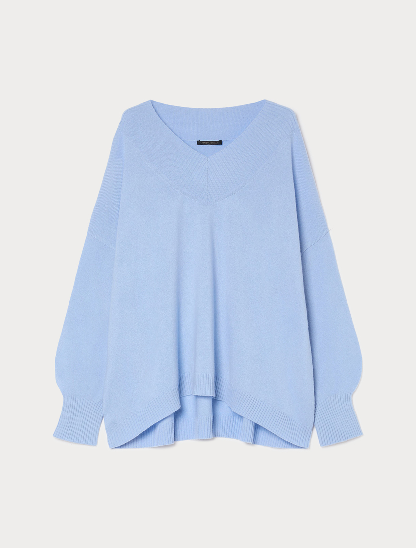 Maglia in cachemire - AZZURRO - Marina Rinaldi