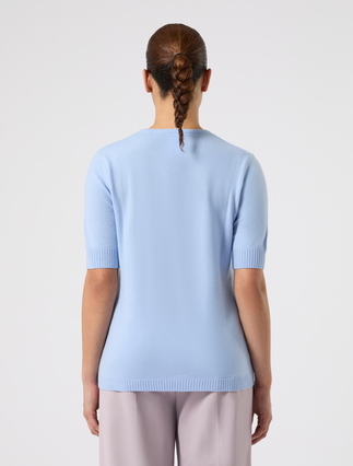 Cashmere sweater - LIGHT BLUE - Marina Rinaldi - 4