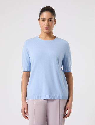 Cashmere sweater - LIGHT BLUE - Marina Rinaldi - 3