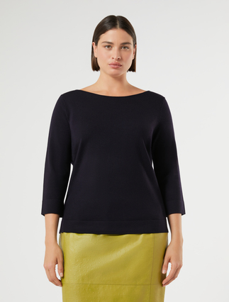 Wool sweater - MIDNIGHTBLUE - Marina Rinaldi - 3