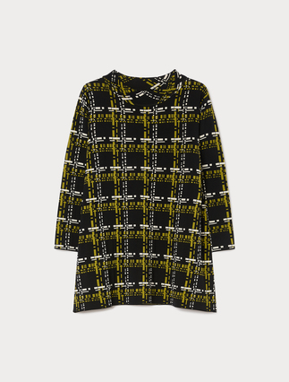 Maglia in viscosa jacquard - Marina Rinaldi