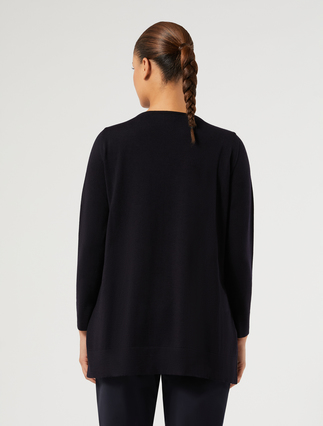 Wool jumper - MIDNIGHTBLUE - Marina Rinaldi - 4