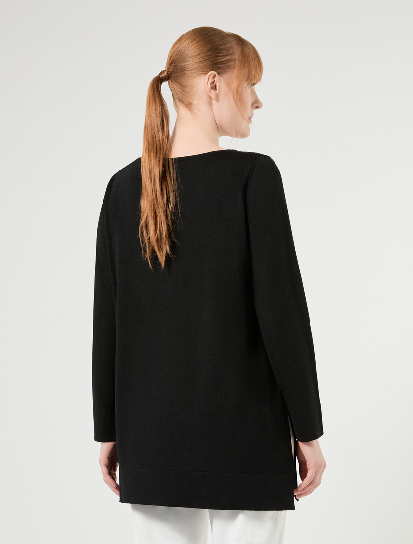 Wool jumper - BLACK - Marina Rinaldi - 4