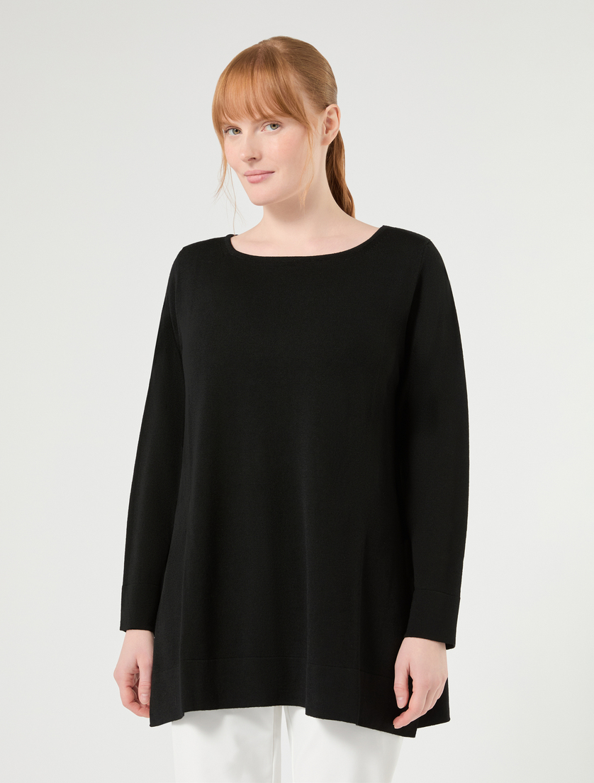 Wool jumper - BLACK - Marina Rinaldi - 3