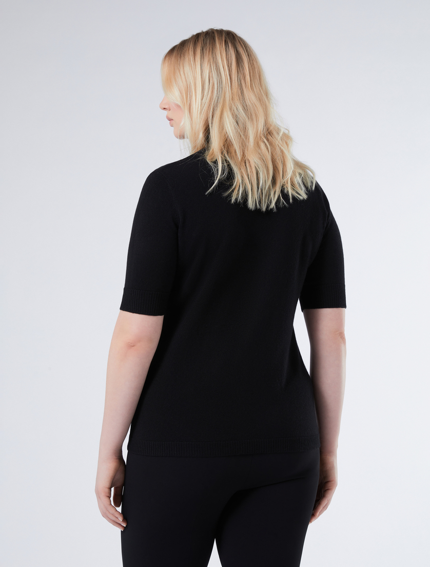 Cashmere jumper - BLACK - Marina Rinaldi - 4