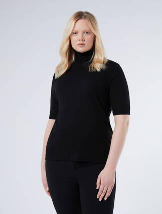 Cashmere jumper - BLACK