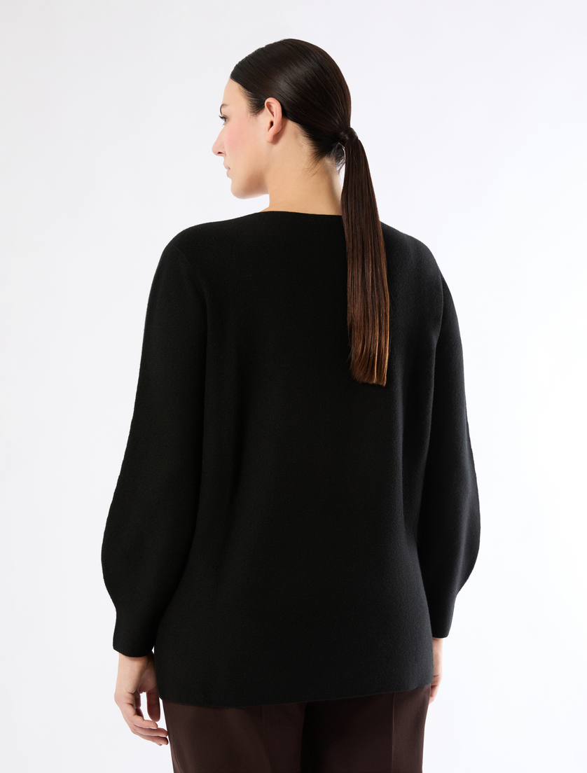 Pure cashmere sweater - BLACK - Marina Rinaldi - 4