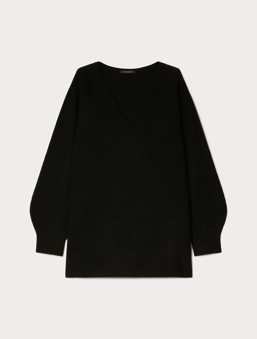 Pure cashmere sweater - BLACK - Marina Rinaldi