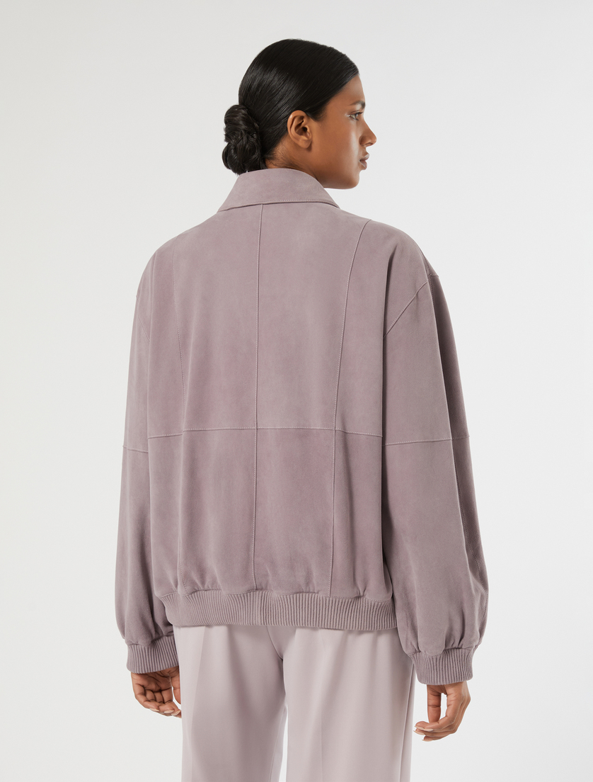 Suede jacket - PURPLE - Marina Rinaldi - 4