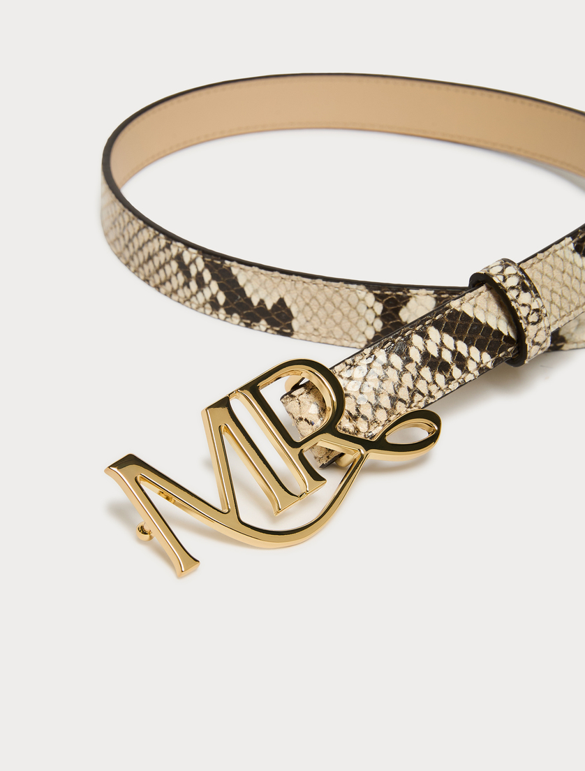 Leather belt - STONE - Marina Rinaldi - 2