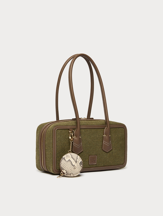 Canvas bowler bag - KAKI - Marina Rinaldi - 2