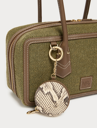 Canvas bowler bag - Marina Rinaldi