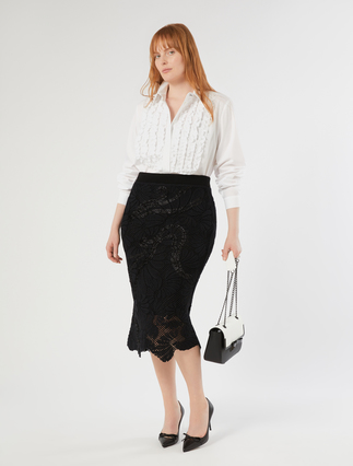 Bow-detail bag - BLACK - Marina Rinaldi - 6