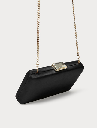 Satin clutch bag - Marina Rinaldi