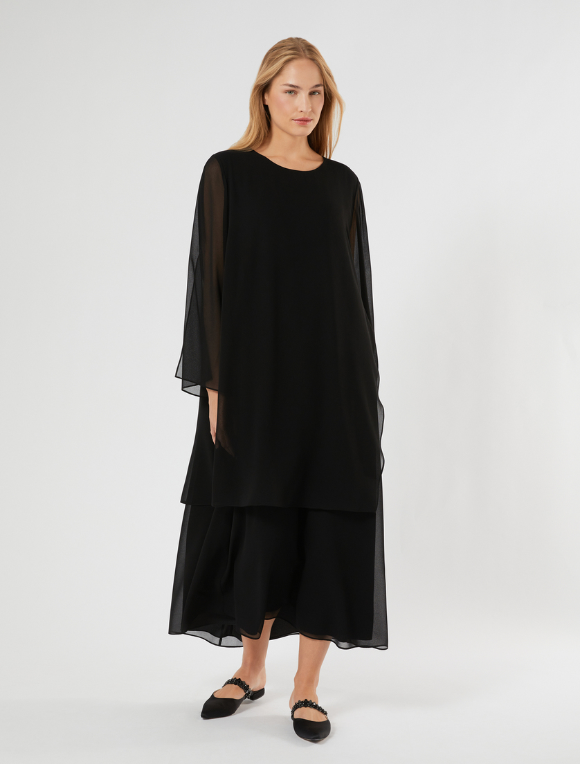 Pantoletten aus Satin - SCHWARZ - Marina Rinaldi - 5