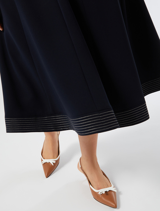 Nappa leather slingback heels - TOBACCO - Marina Rinaldi - 5