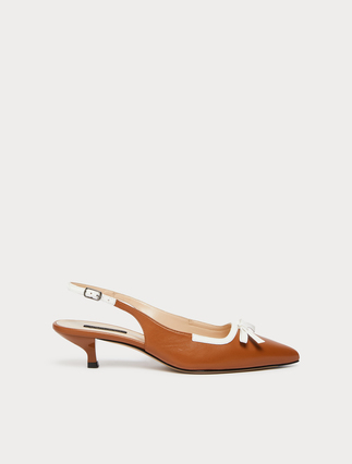 Slingback-Pumps aus Nappaleder - Marina Rinaldi