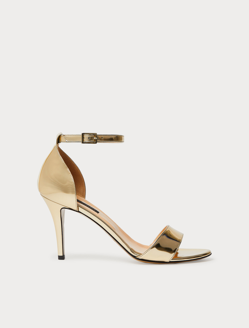 Mirror-look sandals - BEIGE GOLDEN - Marina Rinaldi