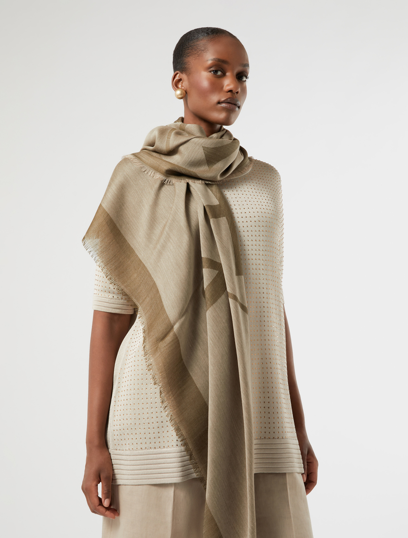 Foulard in misto cachemire - ΙΒΟΥΑΡ - Marina Rinaldi - 3