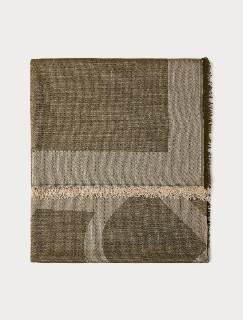 Foulard in misto cachemire - ΙΒΟΥΑΡ - Marina Rinaldi