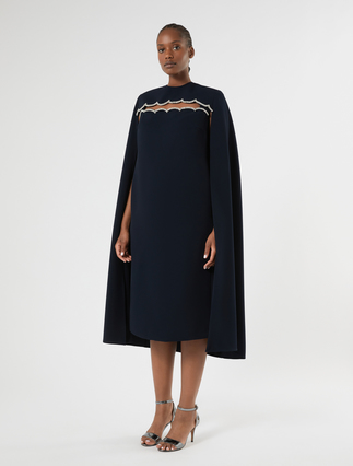 Cape en cady brodé - Marina Rinaldi