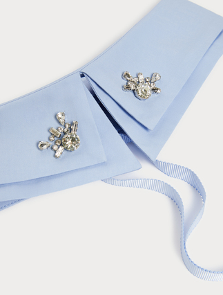 Cotton poplin collar - Marina Rinaldi