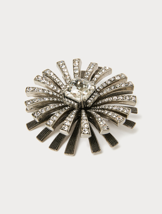 Brosche mit Strass - Marina Rinaldi