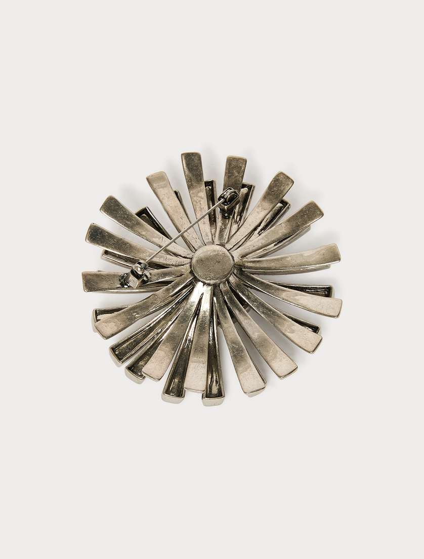 Brosche mit Strass - PERLGRAU - Marina Rinaldi - 3