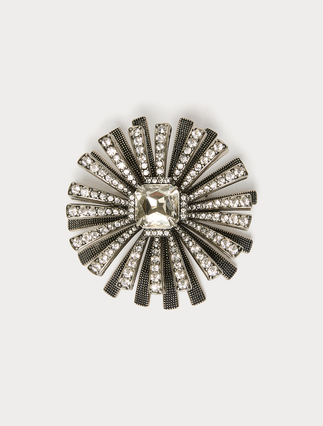 Brosche mit Strass - Marina Rinaldi
