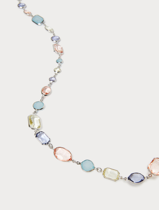 Crystal-adorned necklace - Marina Rinaldi
