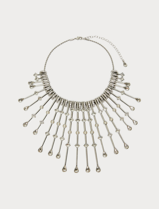 Rhinestone and pearl necklace - Marina Rinaldi