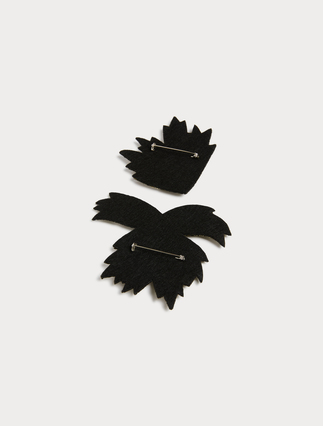 Flower brooch pin - WHITE - Marina Rinaldi - 3