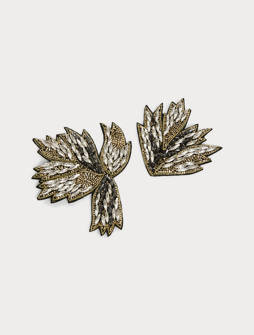 Flower brooch pin - WHITE - Marina Rinaldi