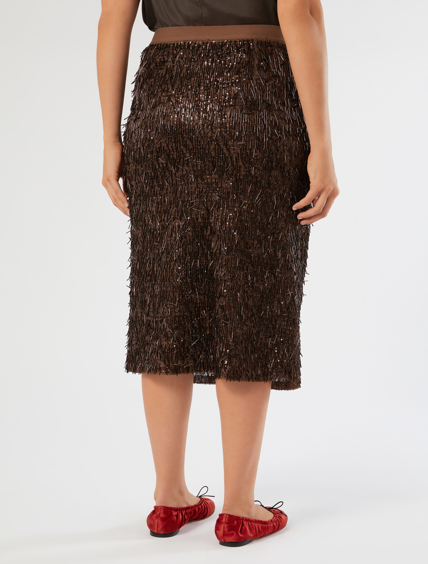 Sequinned tulle skirt - COCOA - Marina Rinaldi - 4