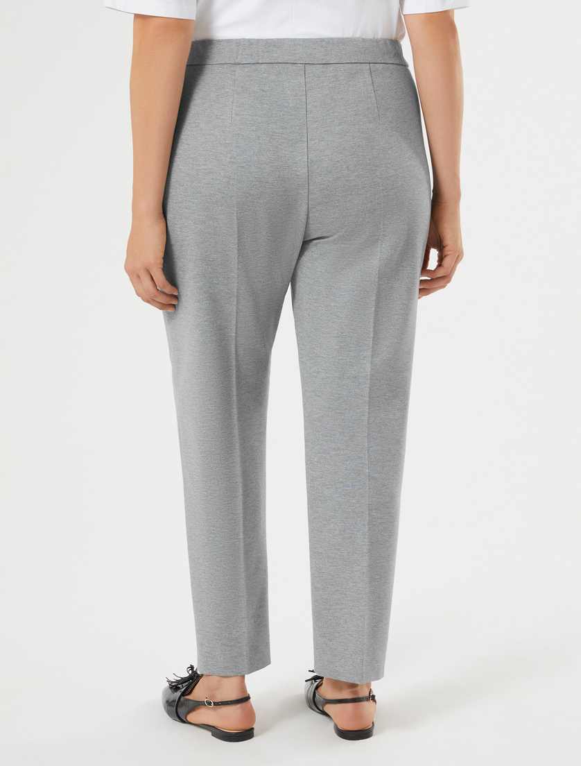 Jersey trousers - MEDIUM GREY - Marina Rinaldi - 4